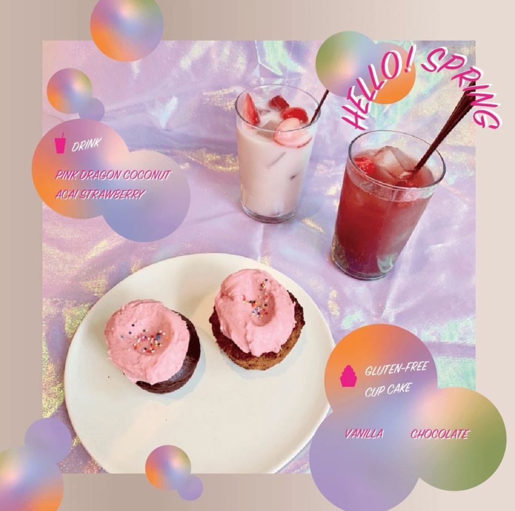 Pink Dragon Coconut / Açai Strawberry（ピンクドラゴンココナッツとアサイーストロベリー）