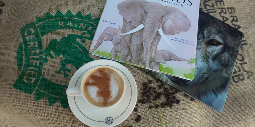 『Books ＆ Cafe Wonderland （ブックス&カフェ ワンダーランド）』さんのコーヒーは、KEY COFFEEの「レインフォレスト・アライアンス認証コーヒー」