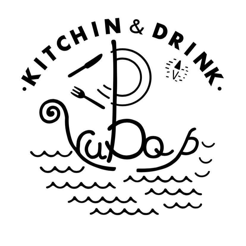 『kitchen &drink yuba（キッチン＆ドリンク ユバ）』さんお店ロゴ